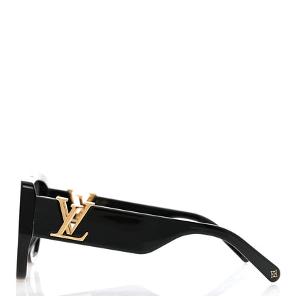 Louis Vuitton LV Icon Cat Eye Sunglasses Black 3 of 7