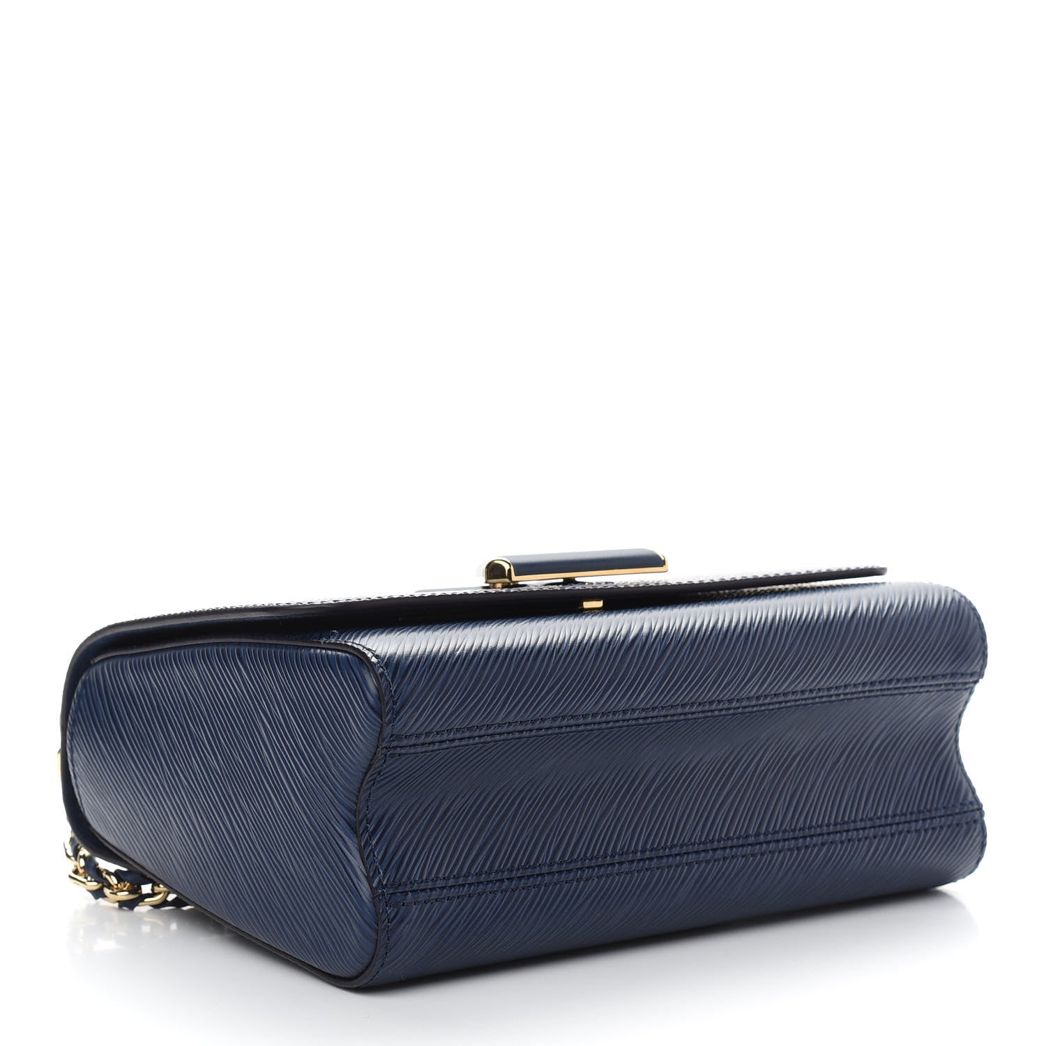 Louis Vuitton Epi Twist Shoulder Bag MM Indigo 4 of 8