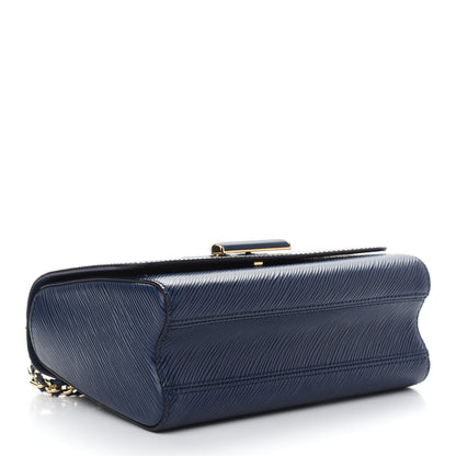 Louis Vuitton Epi Twist Shoulder Bag MM Indigo 4 of 8