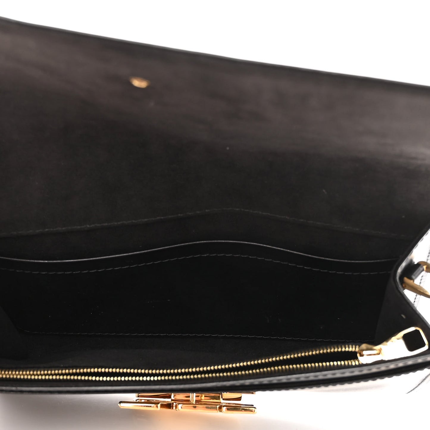 Calfskin Chain Louise MM Black