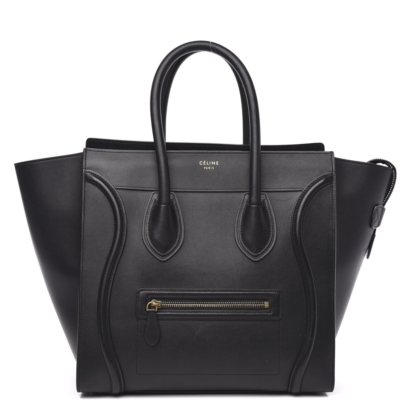 Smooth Calfskin Mini Luggage Black