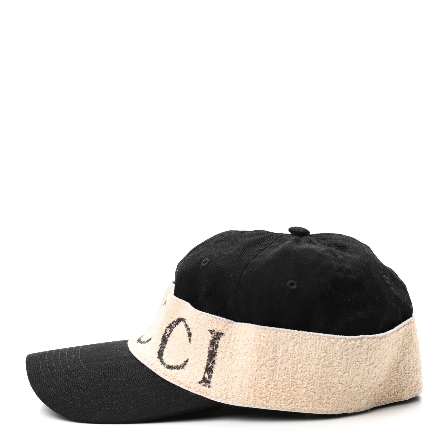 Gucci Gabardine Gucci Headband Baseball Hat M Black 4 of 9