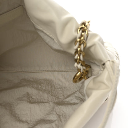 Bottega Veneta Nappa Intrecciato Dustbag Notte Shoulder Bag Sea Salt 4 of 10