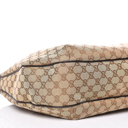 Gucci Monogram Large New Ladies Web Hobo Dark Brown 9 of 10