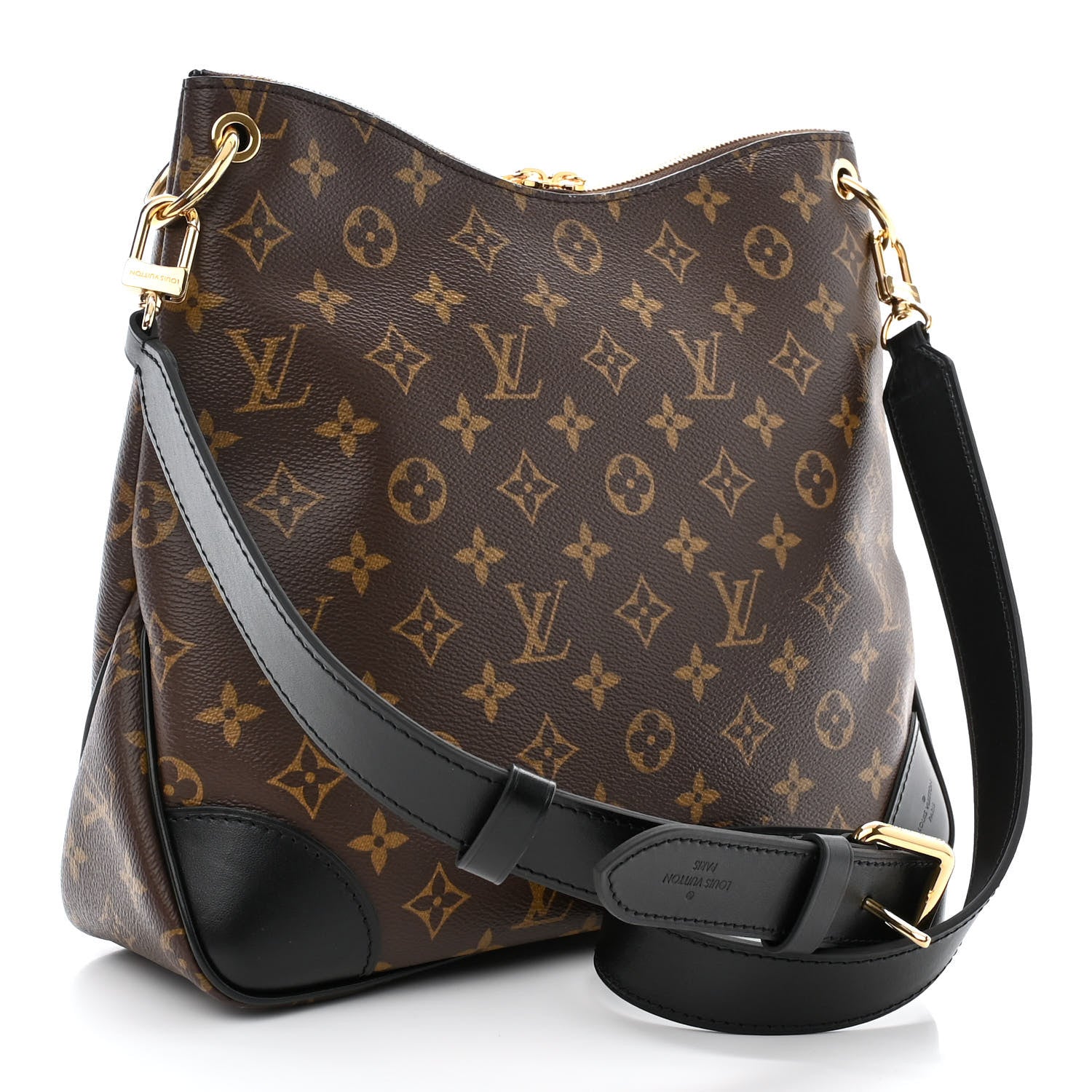 Louis Vuitton Monogram Odeon MM Black 3 of 10