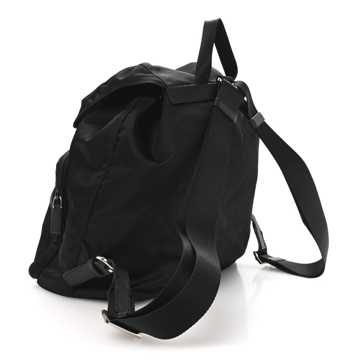 Prada Nylon Vela Medium Backpack Black 3 of 11