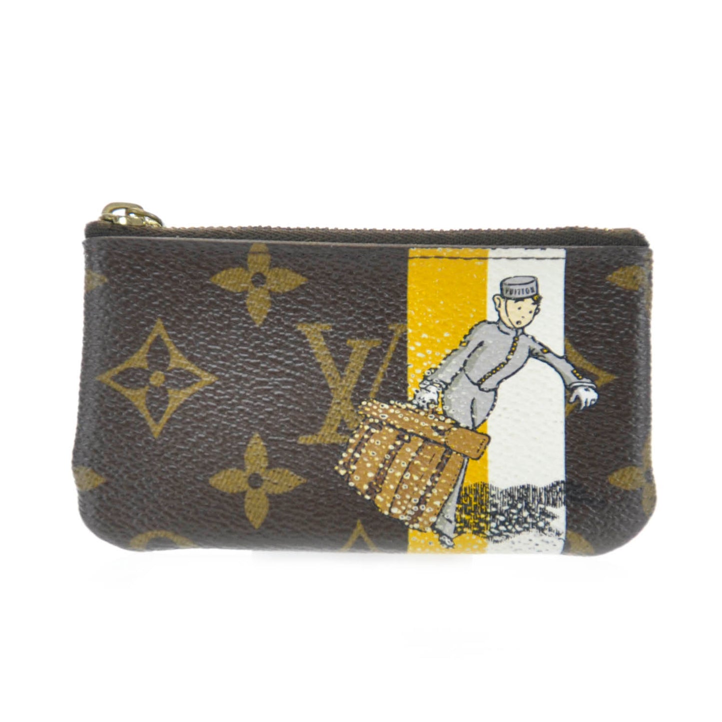 Monogram Groom Key Pouch