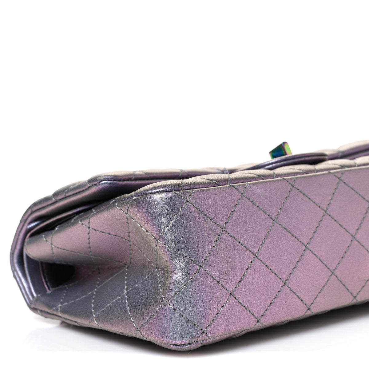 Chanel Iridescent Lambskin Quilted 2.55 Reissue 225 Flap Light Purple 9 of 11