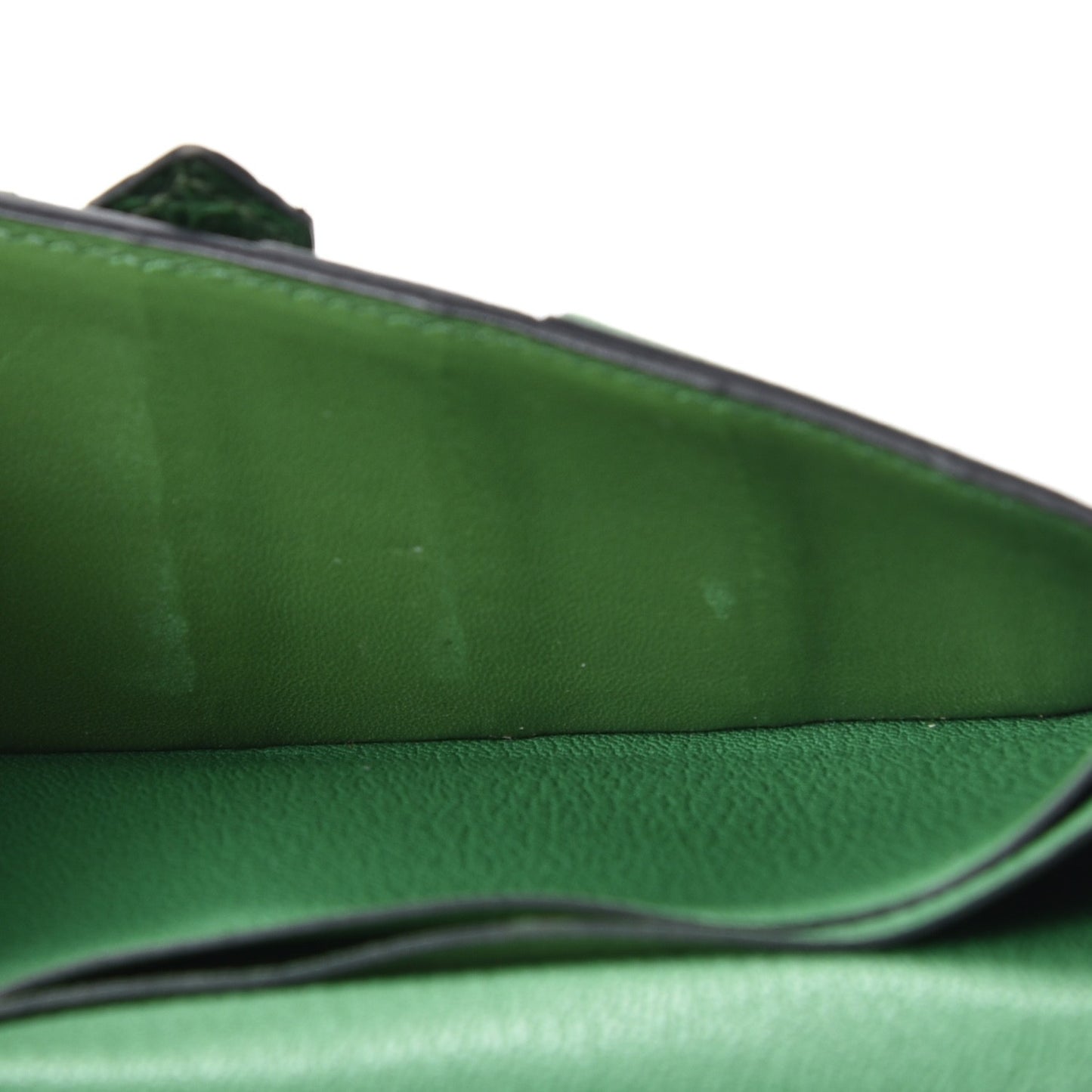 Matte Alligator Bearn H Wallet Cactus