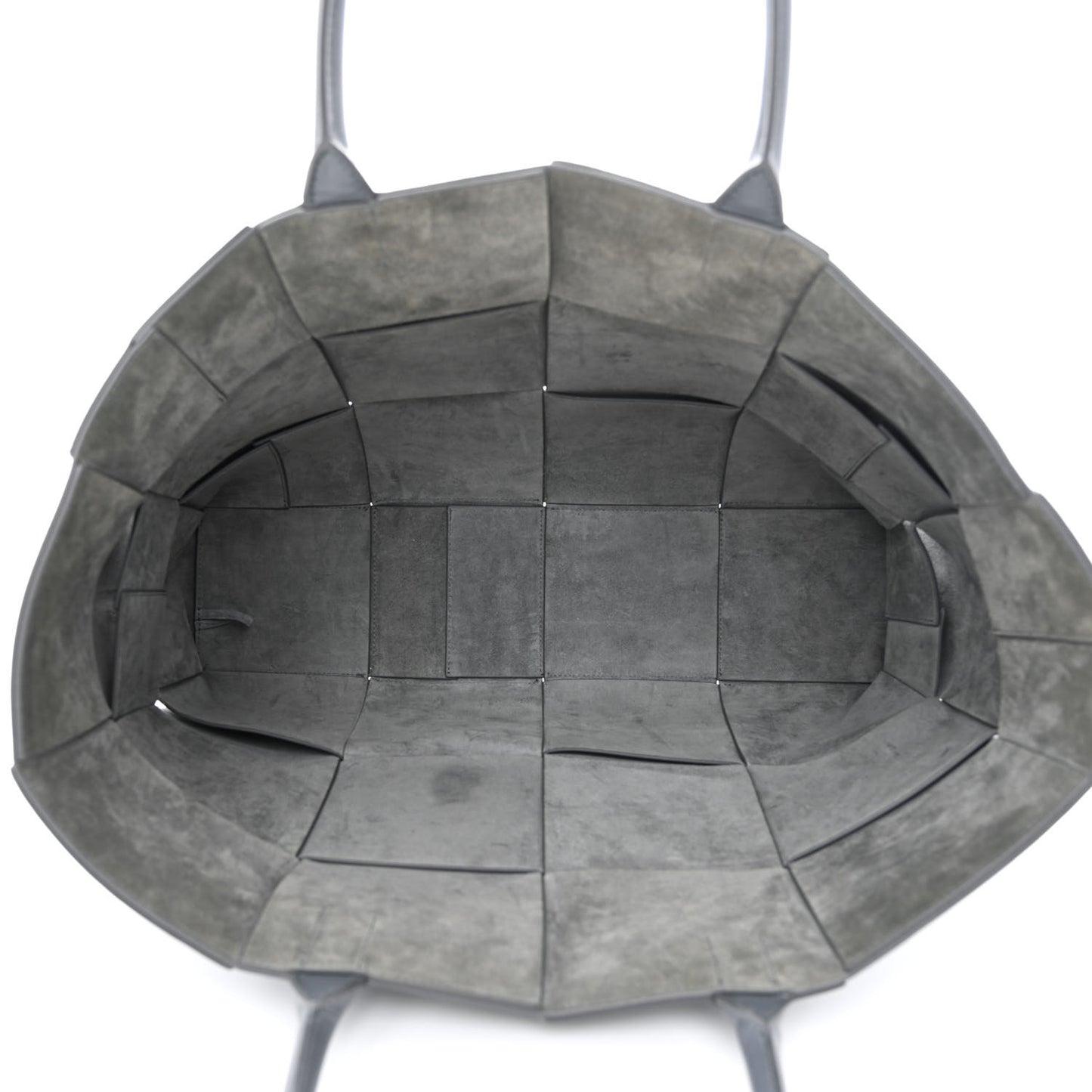 Nappa Maxi Intrecciato Mens Arco Tote Thunder