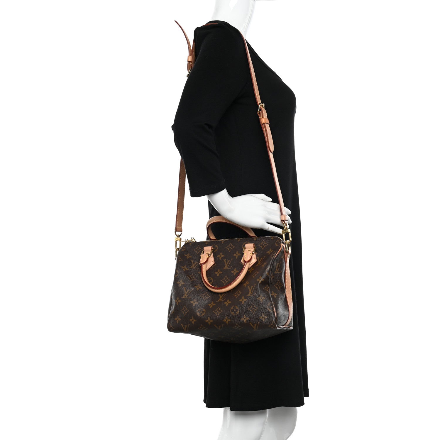 Louis Vuitton Monogram Speedy Bandouliere 25 2 of 12