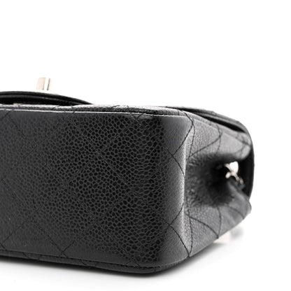 Chanel Caviar Quilted Mini Square Flap Black 9 of 10