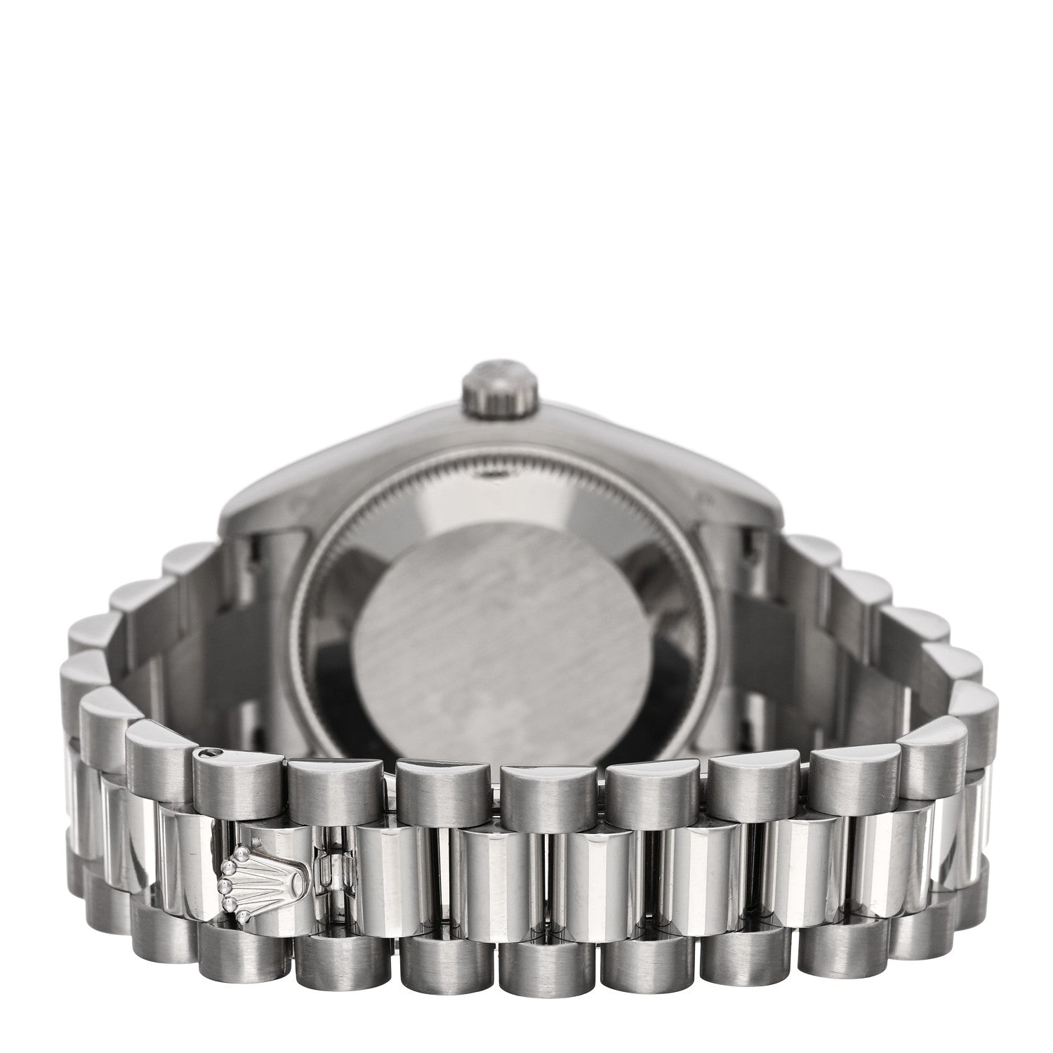 Rolex Platinum 31mm Oyster Perpetual Datejust President Watch Blue 3 of 4