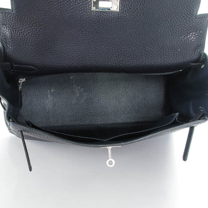 Hermes Togo Kelly Retourne 32 Indigo 7 of 25