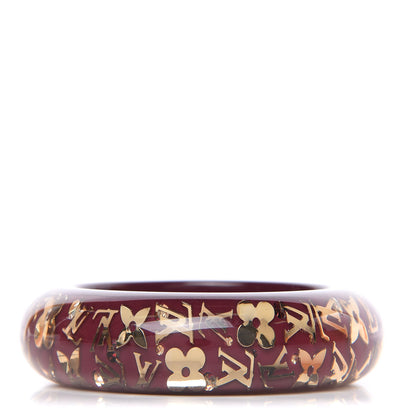 Louis Vuitton Resin Swarovski Medium Inclusion Bracelet GM Rouge Fauviste 1 of 4
