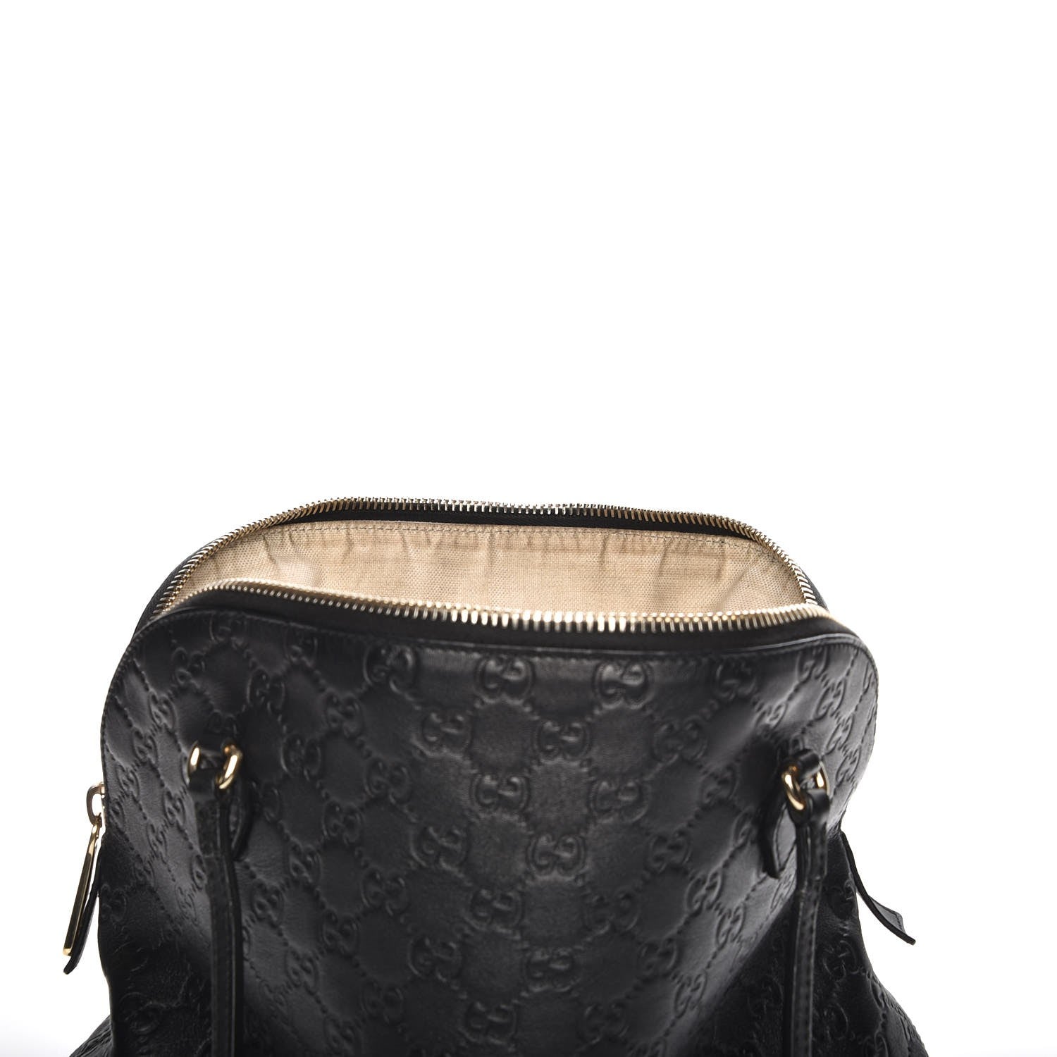 Gucci Guccissima Medium Bree Shoulder Bag Black 10 of 12