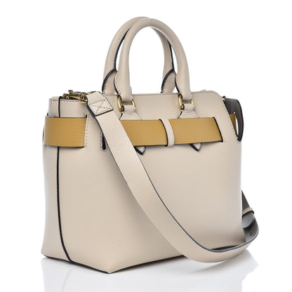Burberry Soft Grain Calfskin Small Belt Bag Limestone Yellow 3 of 8
