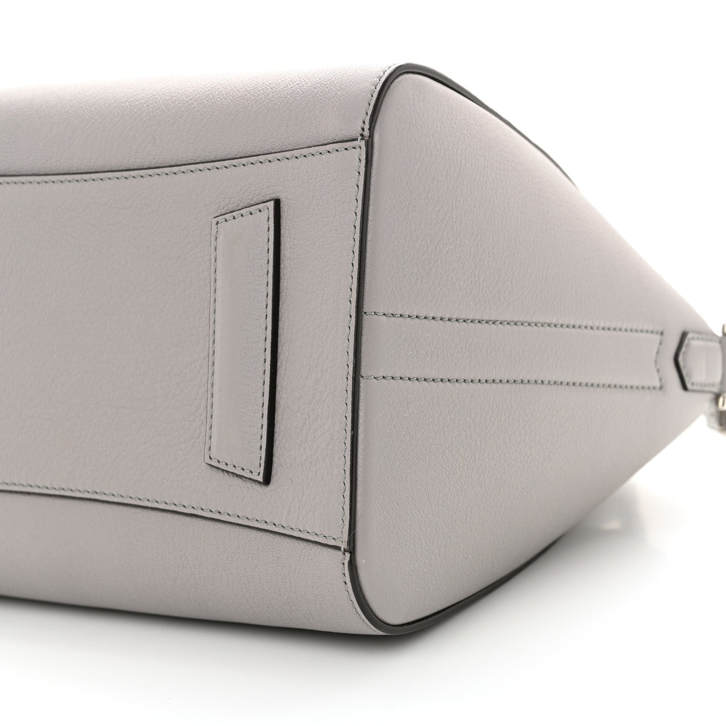 Sugar Goatskin Small Antigona Pearl Grey