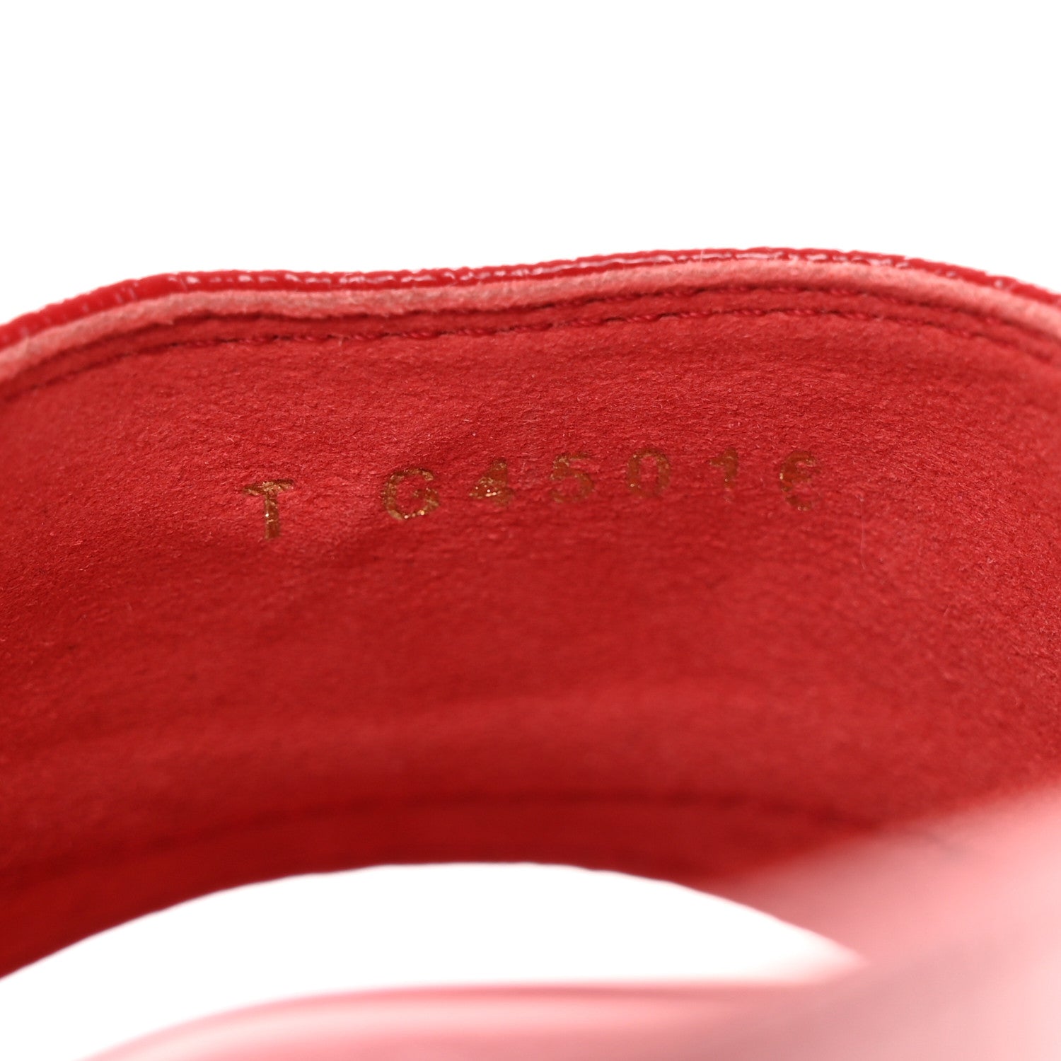 Chanel Crumpled Patent Lambskin Platform Sandals 40.5 Red 8 of 11