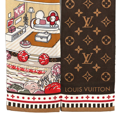 Louis Vuitton Silk Vivienne World Bandeau Multicolor 3 of 3