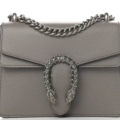 Gucci Calfskin Mini Dionysus Shoulder Bag Dusty Grey 8 of 11