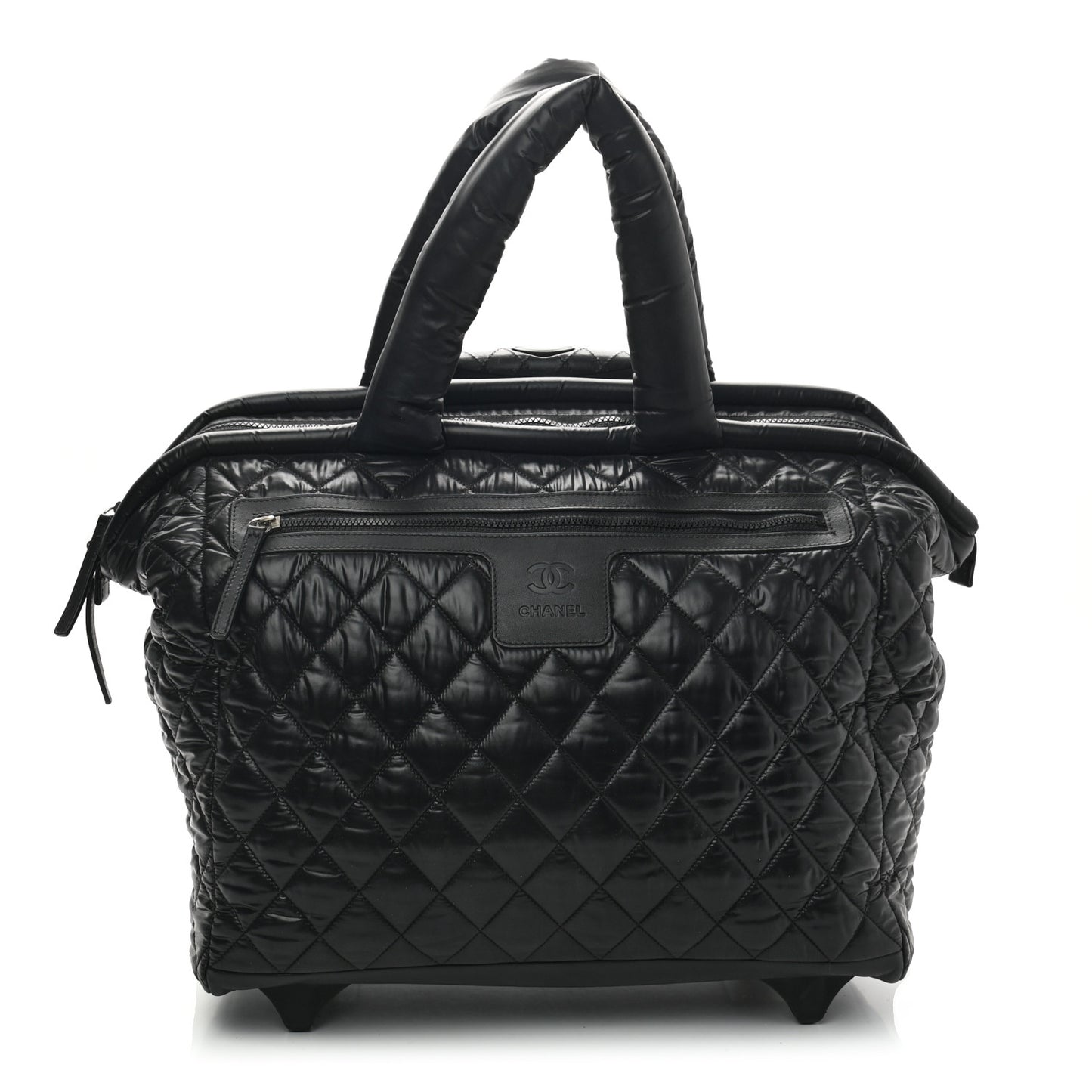 Nylon Quilted Coco Cocoon Trolley Black