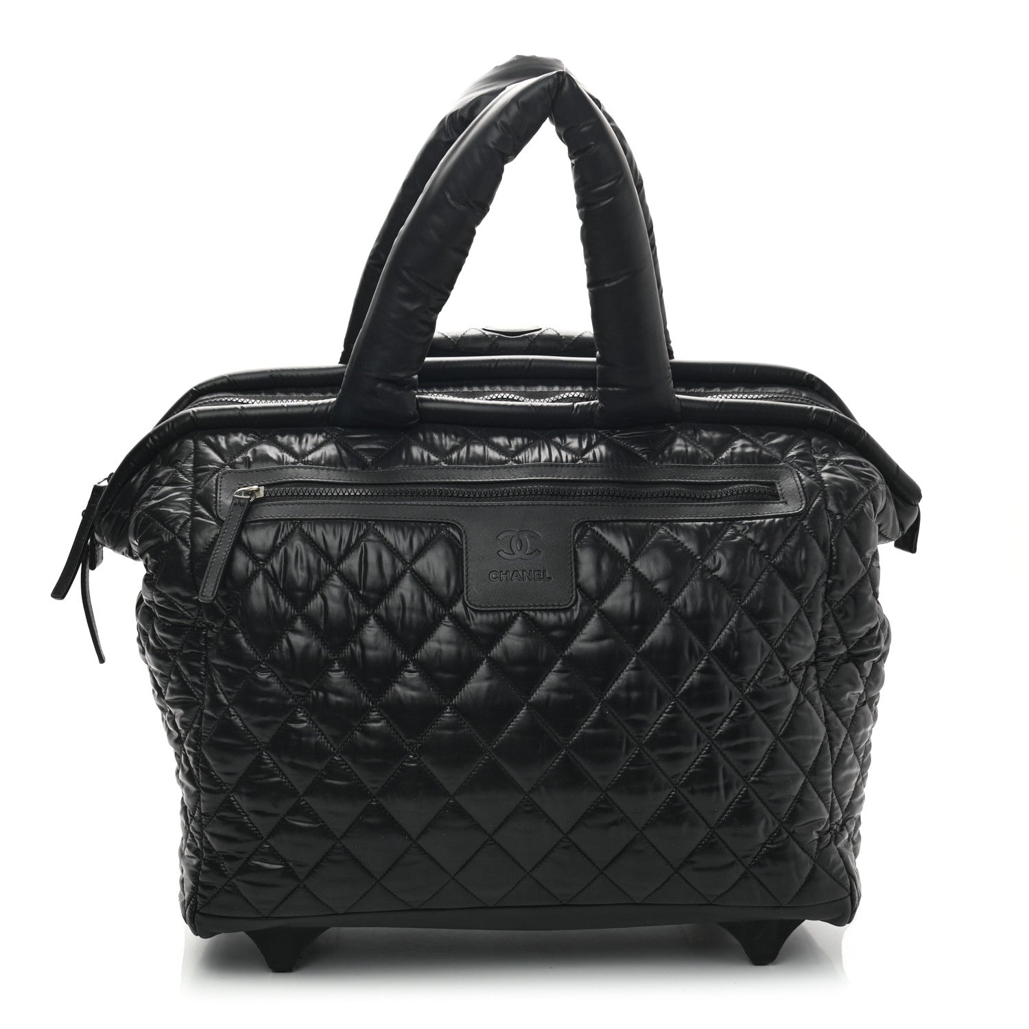 Chanel Nylon Quilted Coco Cocoon Trolley Black 1 of 11