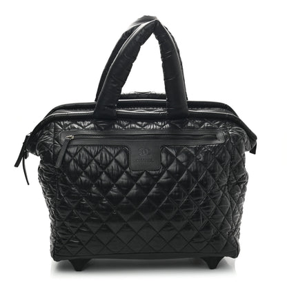 Chanel Nylon Quilted Coco Cocoon Trolley Black 1 of 11