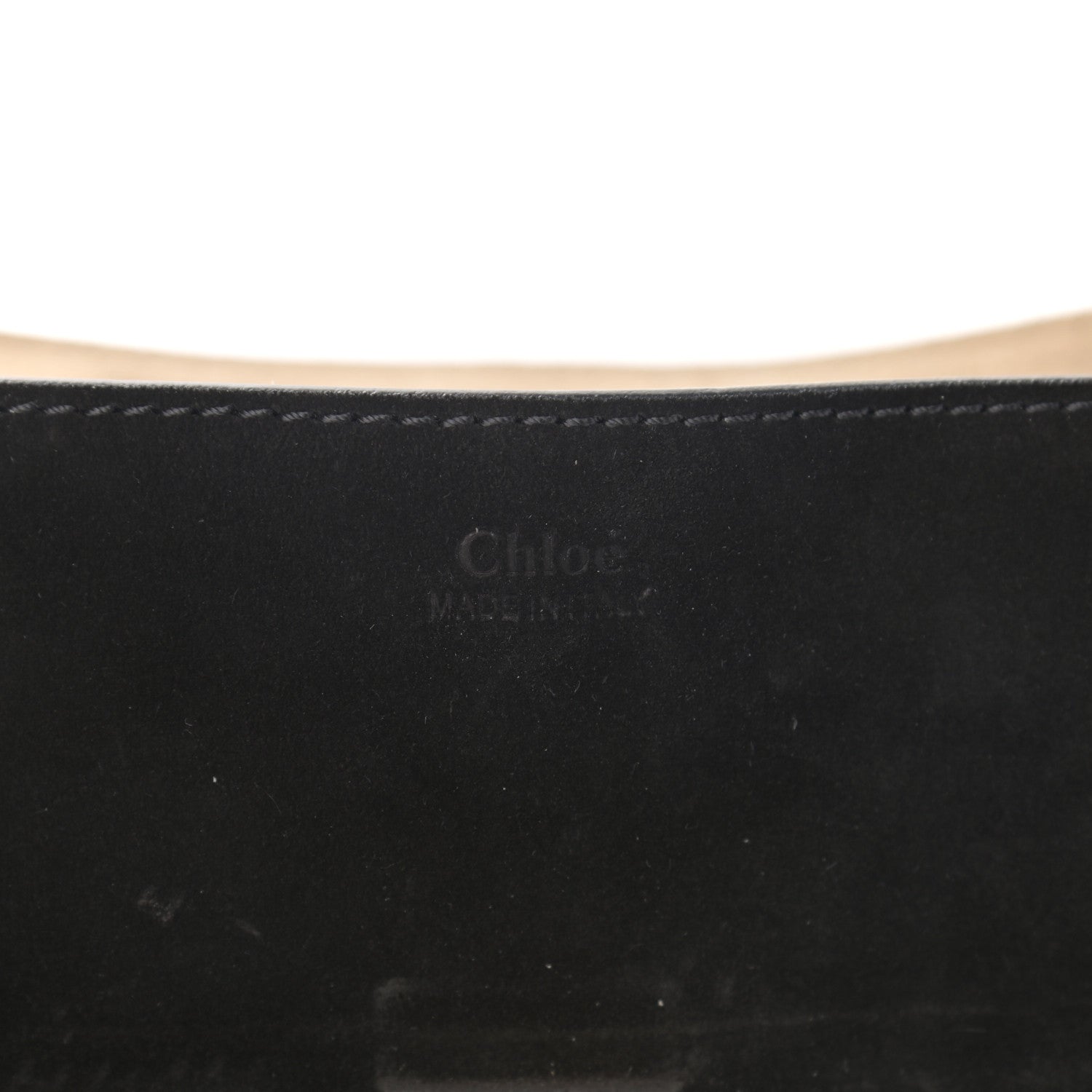 Chloe Suede Smooth Calfskin Studded Drew Shoulder Bag Black 6 of 11