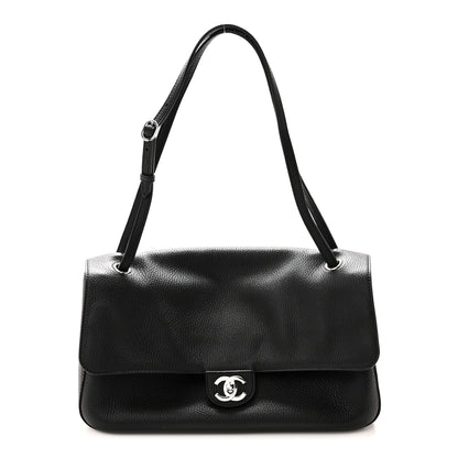 Chanel Grained Calfskin Small Souplissimo Maxi Flap Black 1 of 10