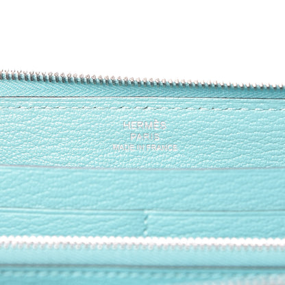 Hermes Togo Azap Wallet Bleu Atoll 6 of 7