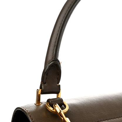 Celine Smooth Calfskin Suede Medium Tri-Color Trapeze Indigo 14 of 16