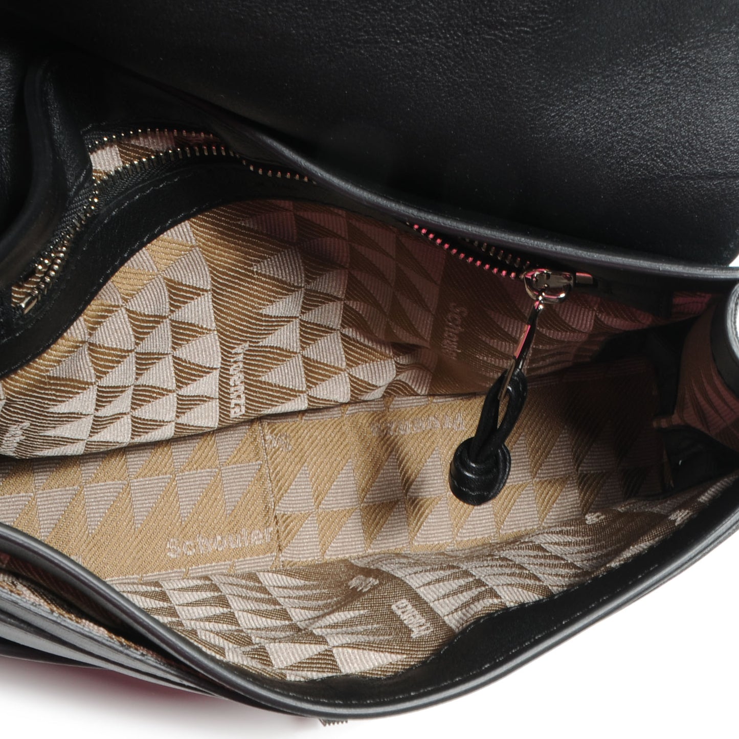 Smooth Calf PS11 Wristlet Clutch Black