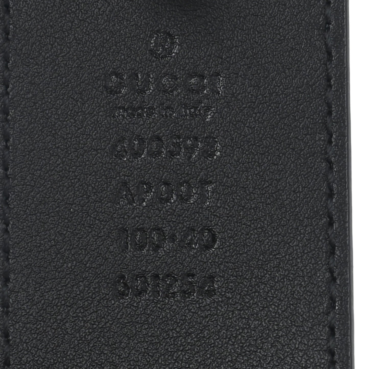 Calfskin Double G 40mm Belt 100 40 Black