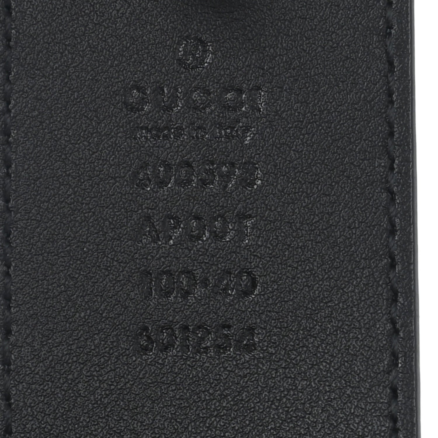 Gucci Calfskin Double G 40mm Belt 100 40 Black 5 of 6