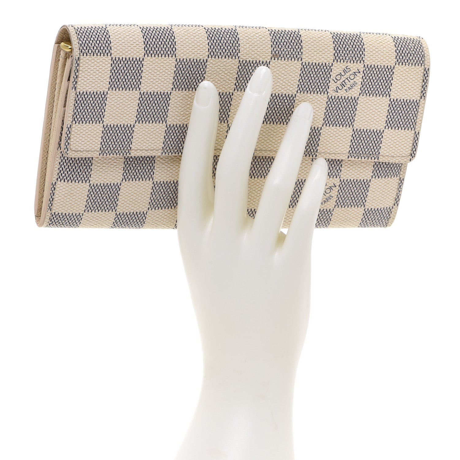 Louis Vuitton Damier Azur Sarah Wallet 2 of 12