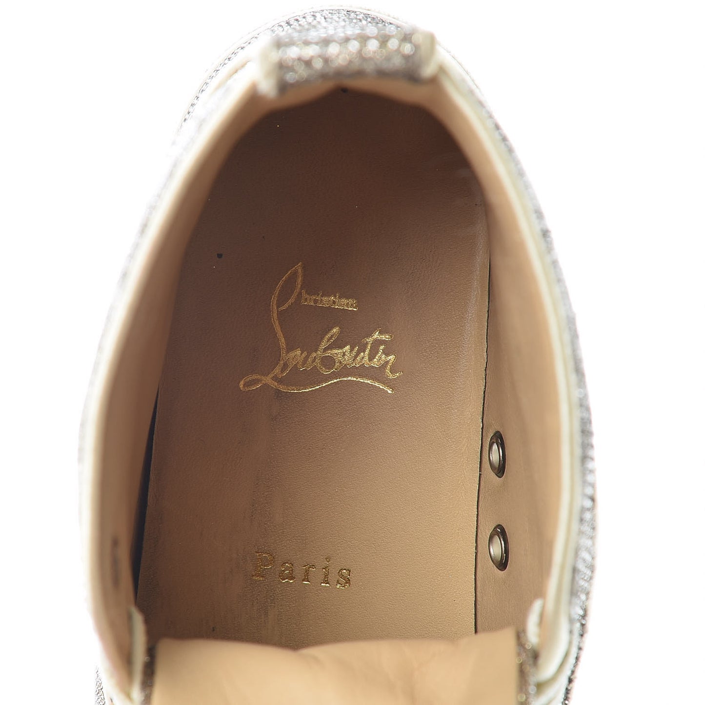 Metallic Lurex Womens Bip Bip Orlato Flat Sneakers 40 Gold