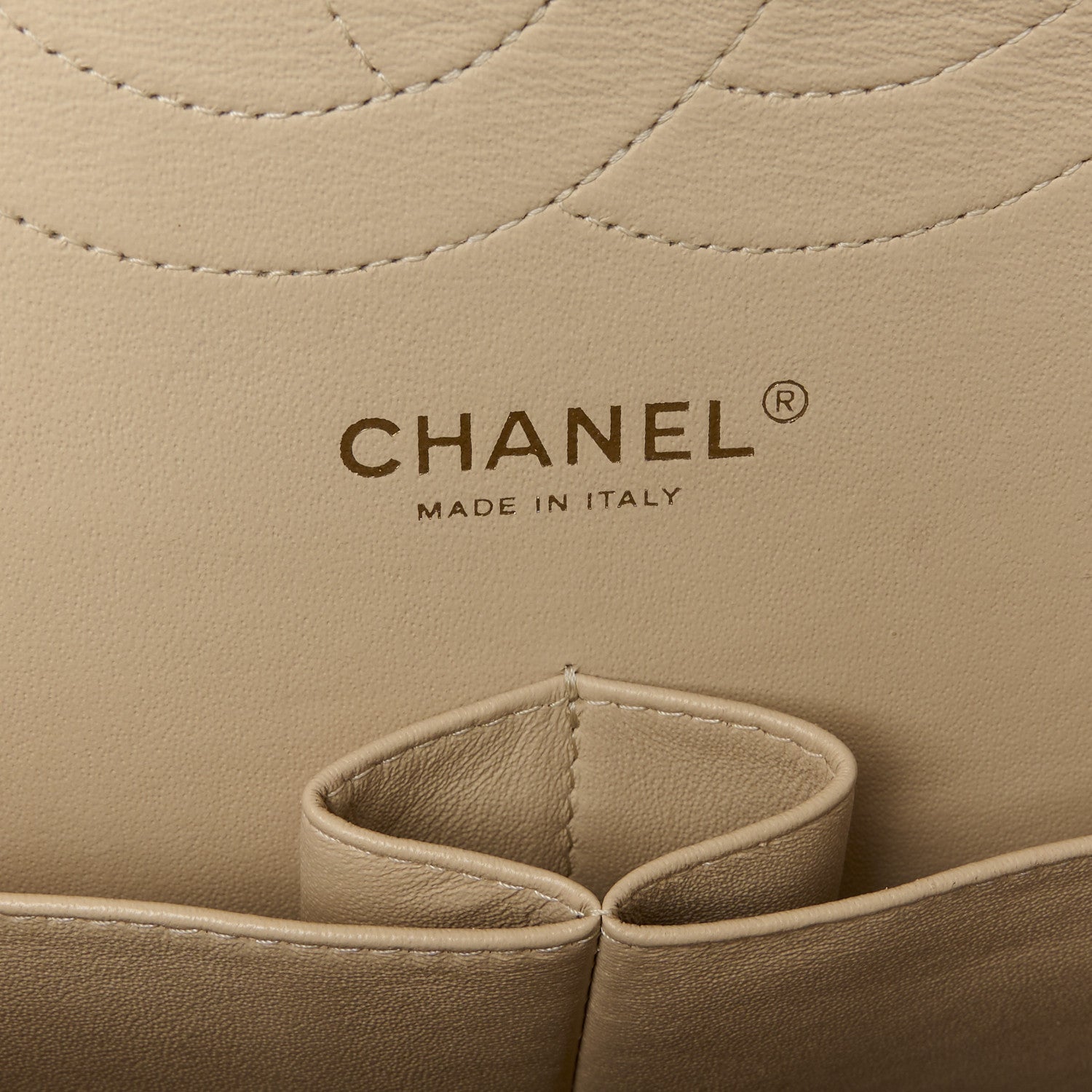 Chanel Caviar Quilted Jumbo Double Flap Beige 6 of 12