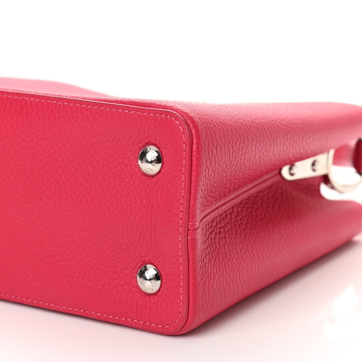 Louis Vuitton Taurillon Capucines Studs PM Bougainvillea 9 of 9
