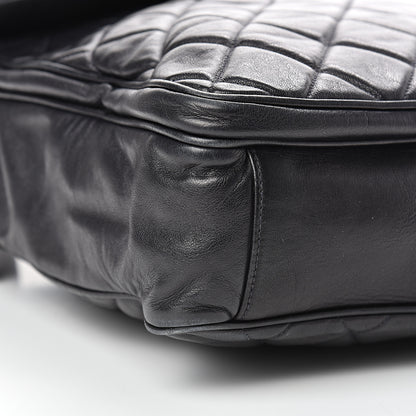 Chanel Lambskin Quilted CC Shoulder Bag Navy 8 of 16