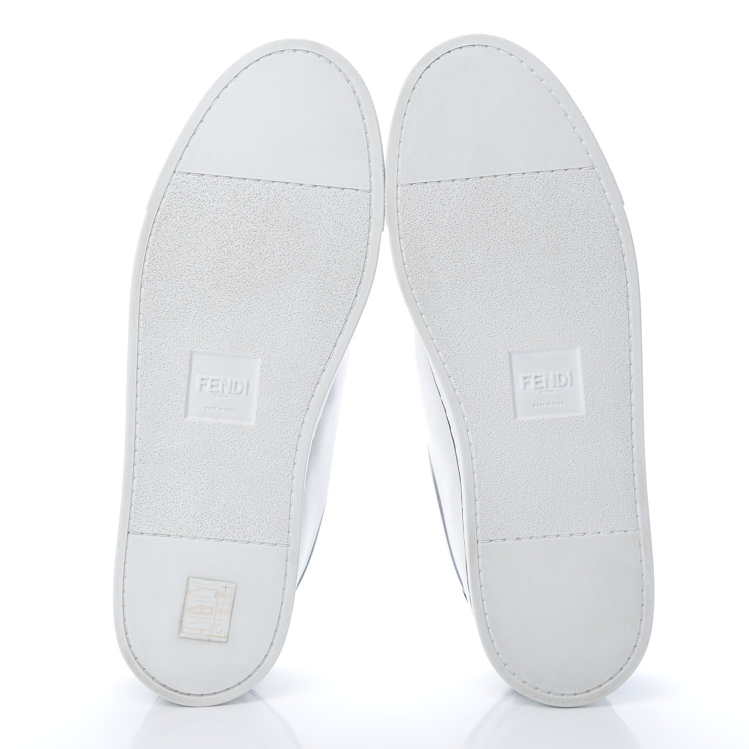 Fendi X JOSHUA VIDES Nappa Rockoclick Slip On Sneakers 40 Snow White Black 5 of 9