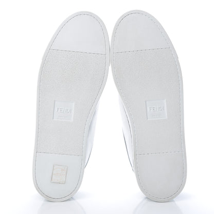 Fendi X JOSHUA VIDES Nappa Rockoclick Slip On Sneakers 40 Snow White Black 5 of 9