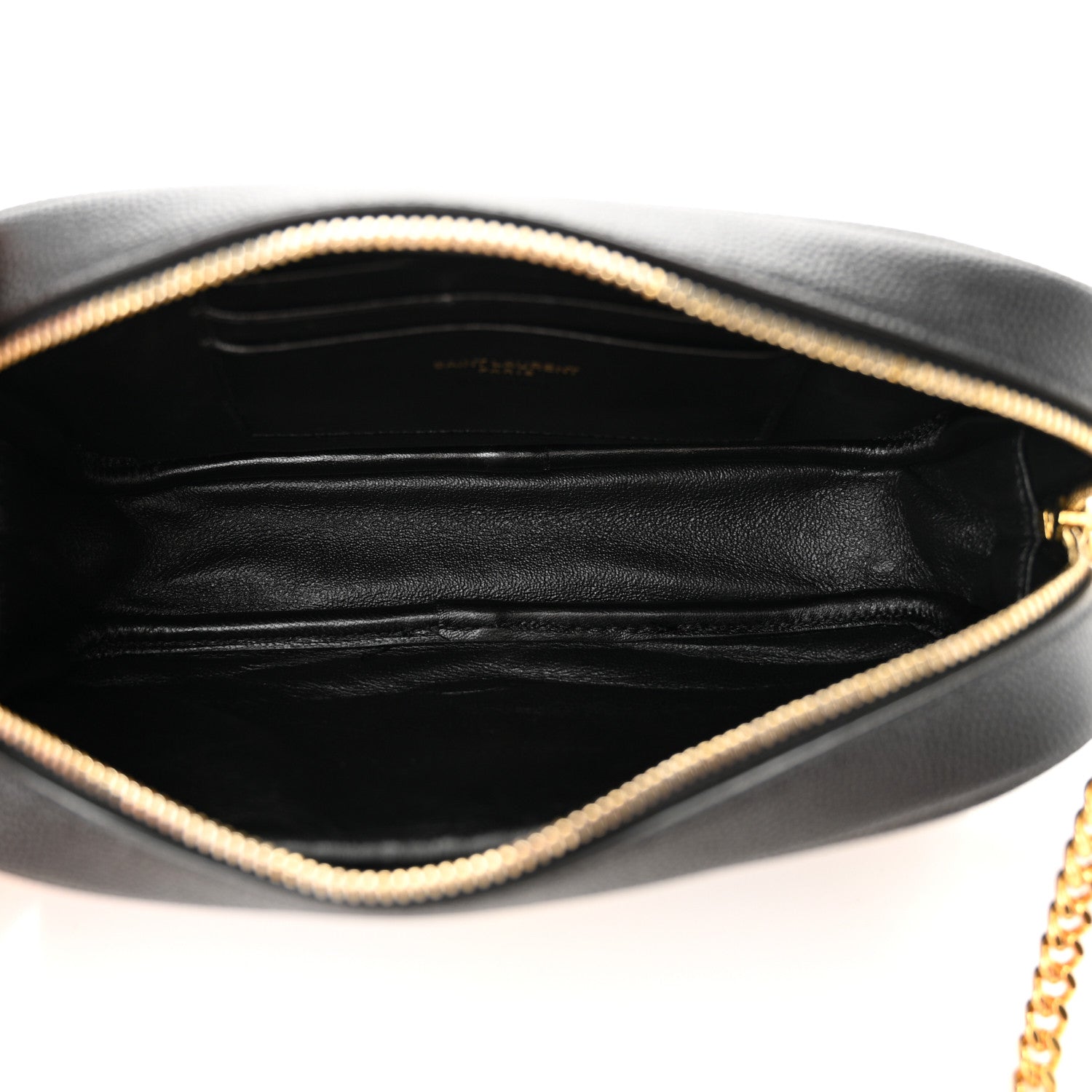 Saint Laurent Grain De Poudre Matelasse Monogram Mini Lou Camera Bag Black 5 of 12