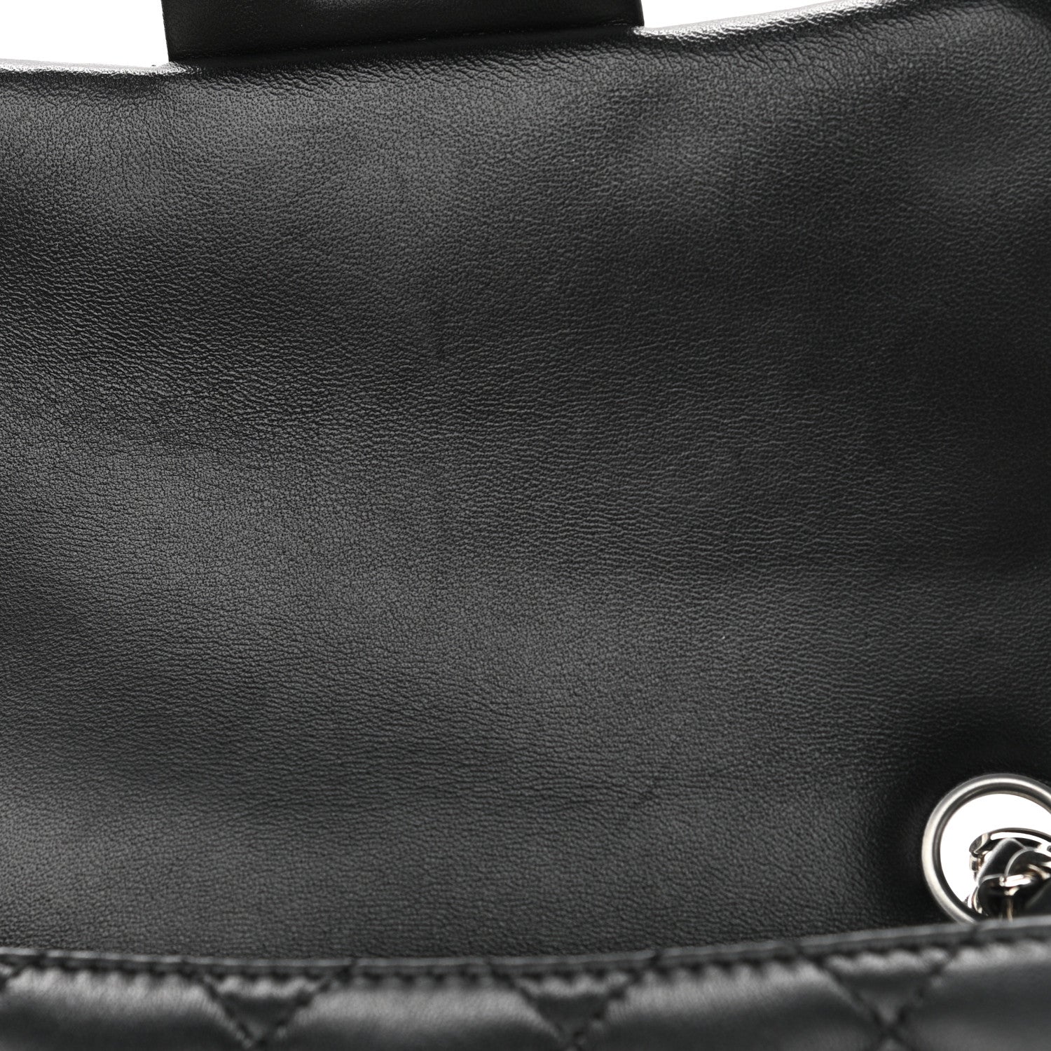 Chanel Lambskin Quilted Mini Square Flap Black 12 of 13