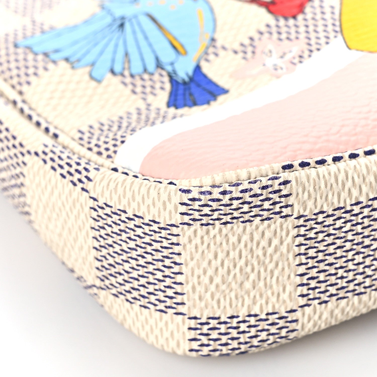 Louis Vuitton Damier Azur 2018 Christmas Animation Mini Pochette Accessories 8 of 9