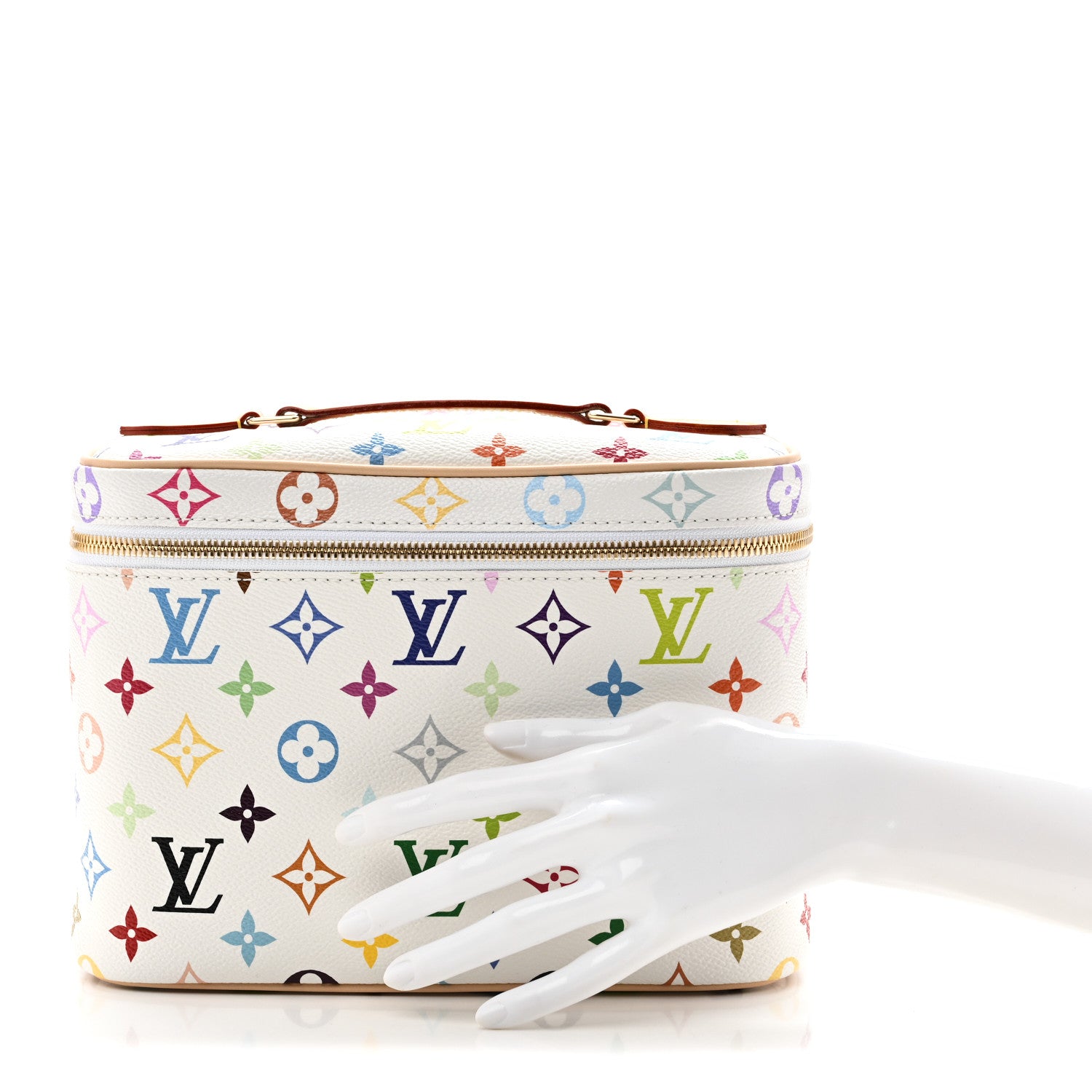 Louis Vuitton LV X TM Monogram Multicolor Nice BB White 2 of 9