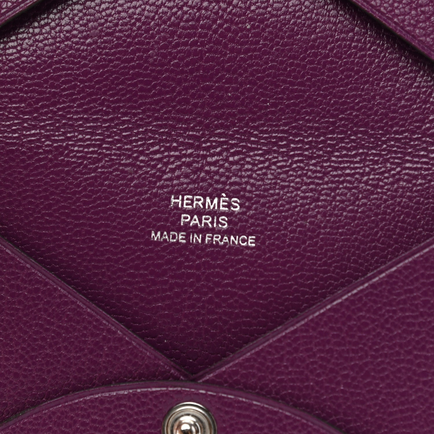 Hermes Chevre Mysore Calvi Card Case Anemone 6 of 8