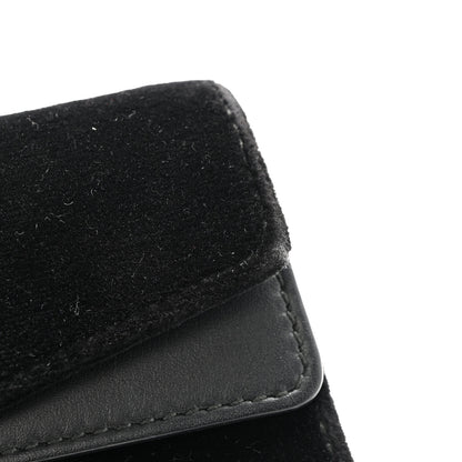 Gucci Velvet Super Mini Dionysus Shoulder Bag Black 11 of 12