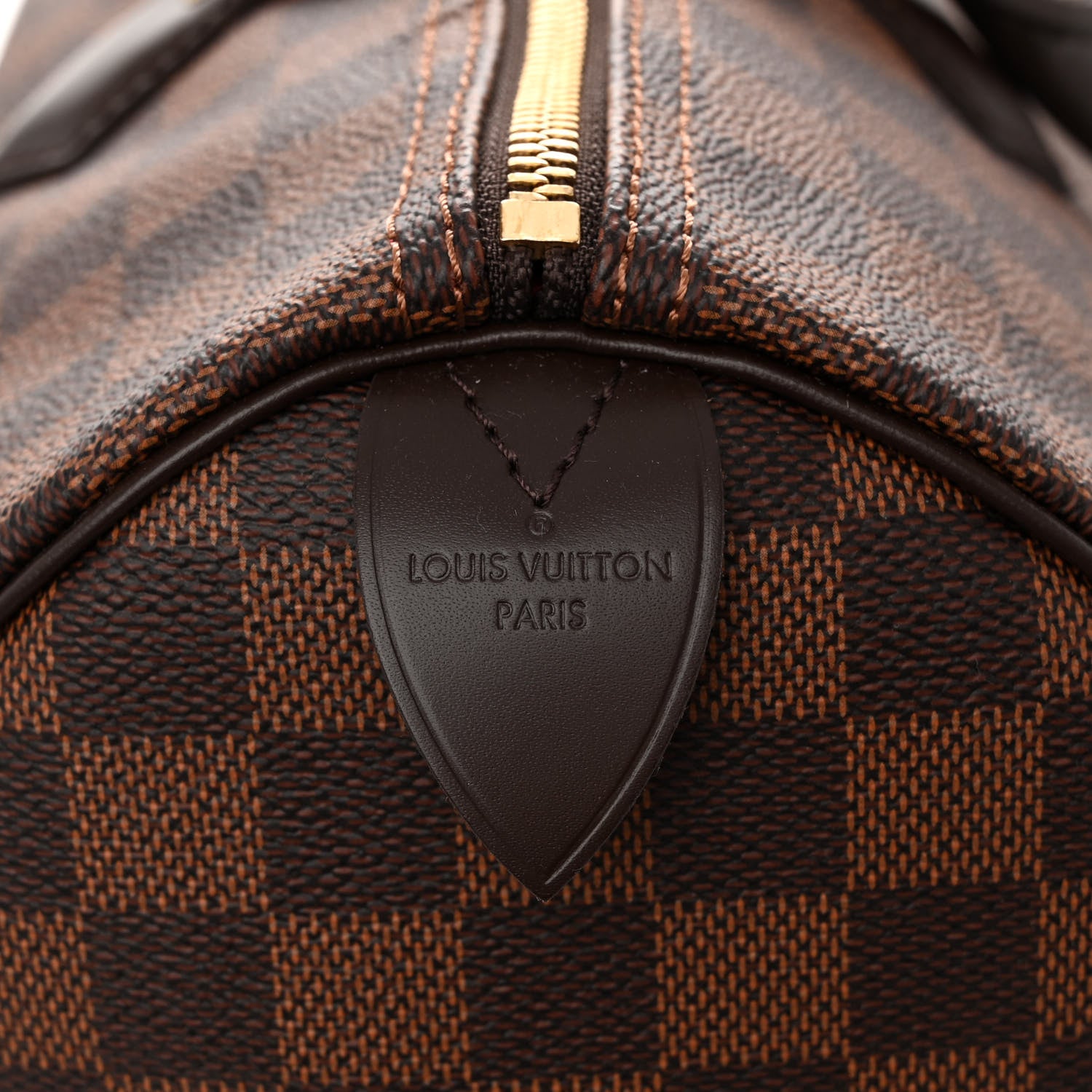 Louis Vuitton Damier Ebene Speedy 35 6 of 10
