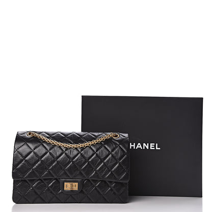 Chanel Aged Calfskin Quilted 2.55 Reissue 226 Flap Black 12 of 12